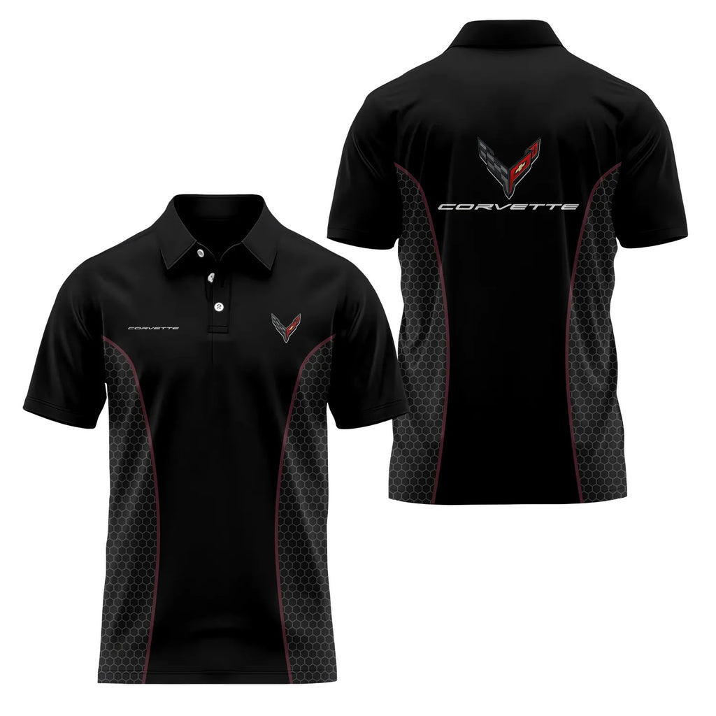 Corvette Short Sleeve Polo SC072