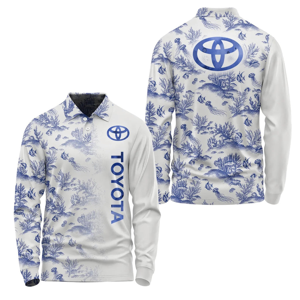 Toyota Long Sleeve Polo SHW009