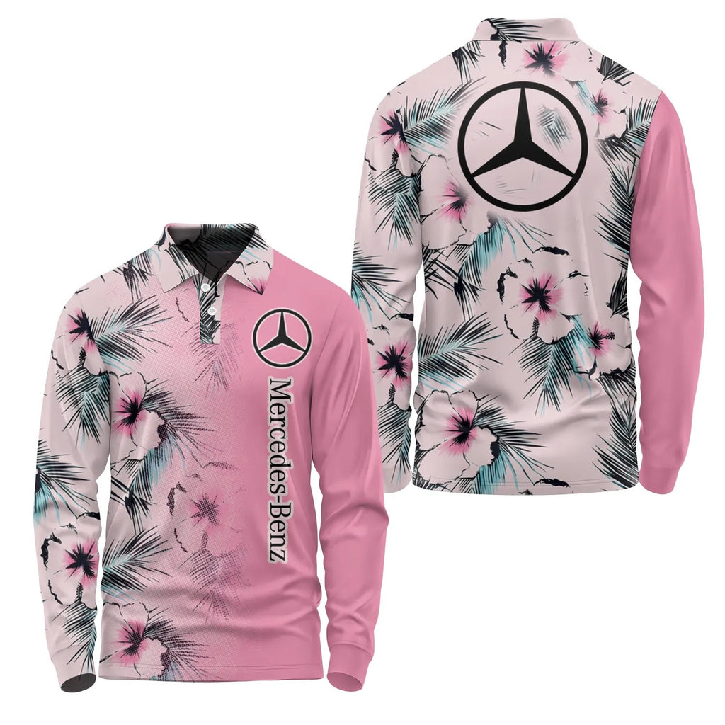 Mercedes-Benz Long Sleeve Polo SHW056