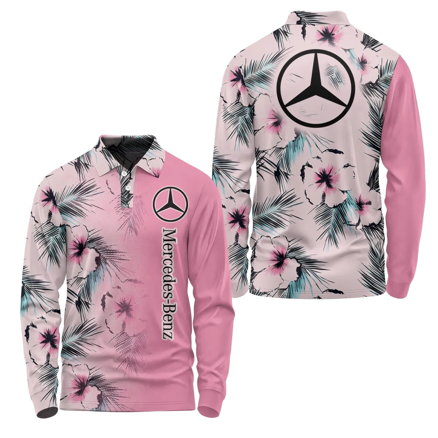 Mercedes-Benz Long Sleeve Polo SHW056