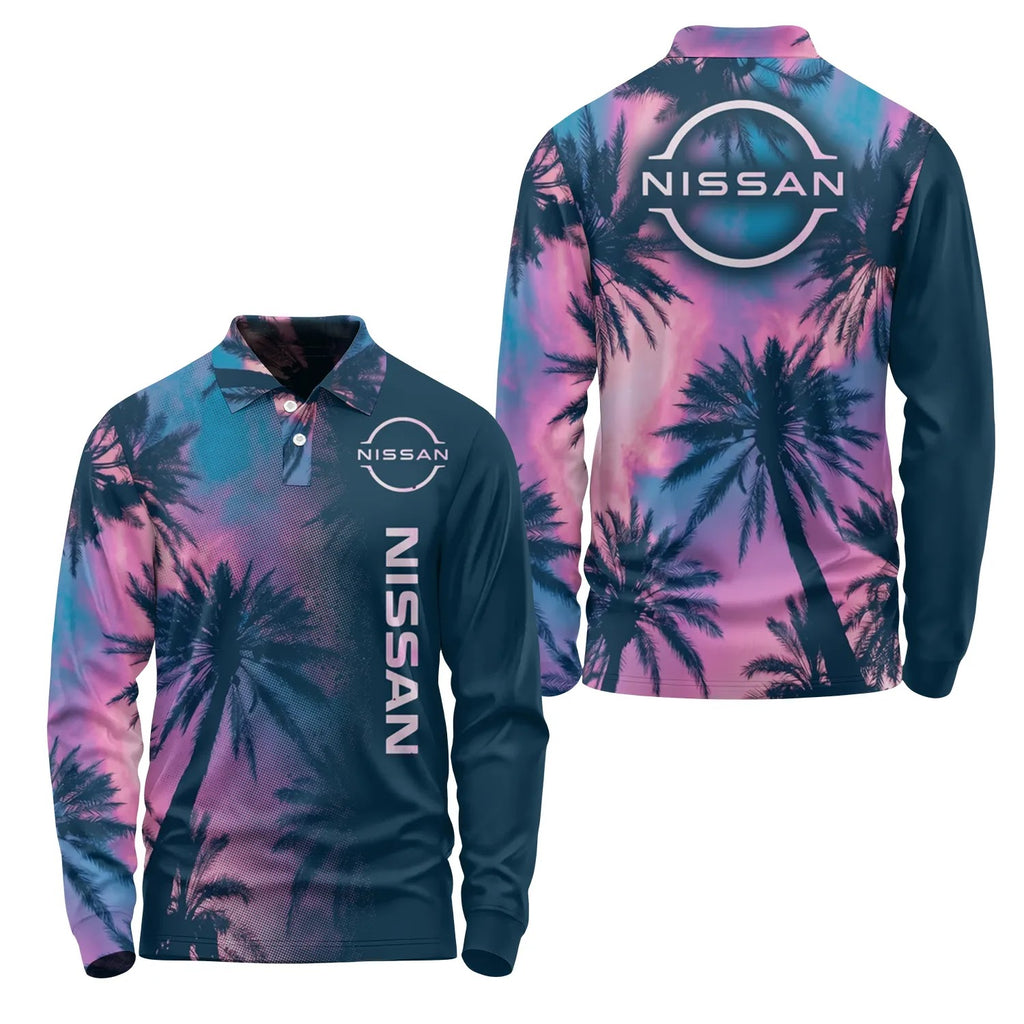 Nissan Long Sleeve Polo SHW030