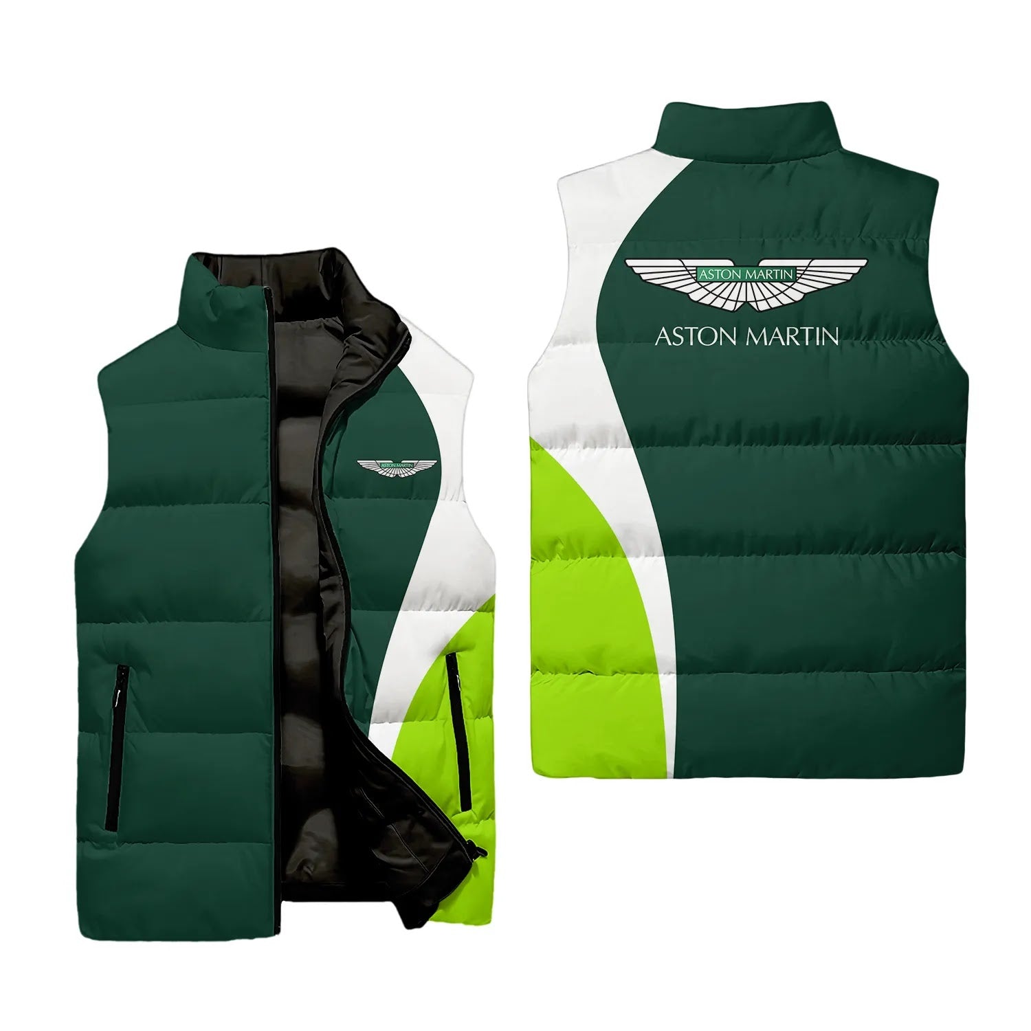 Aston Martin Sleeveless Puffer Jacket SC073