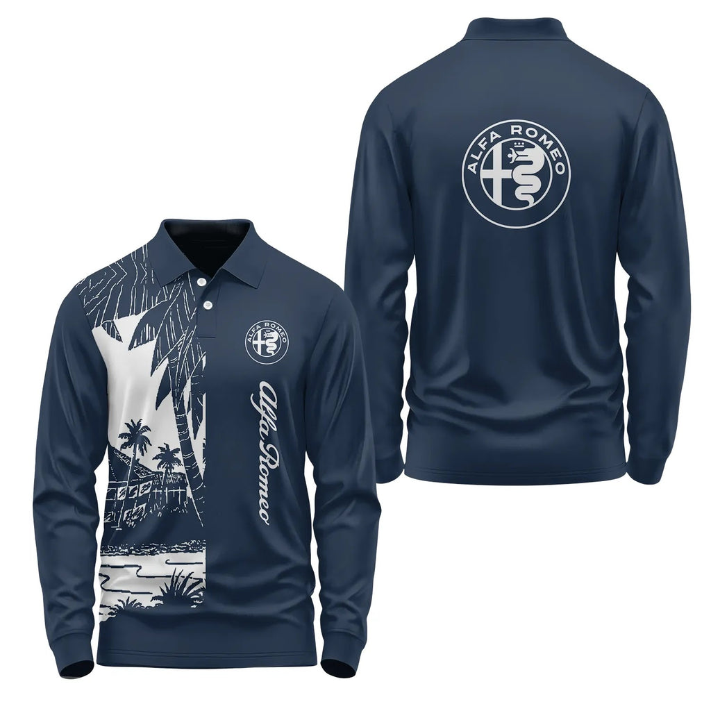 Alfa Romeo Long Sleeve Polo SHW031