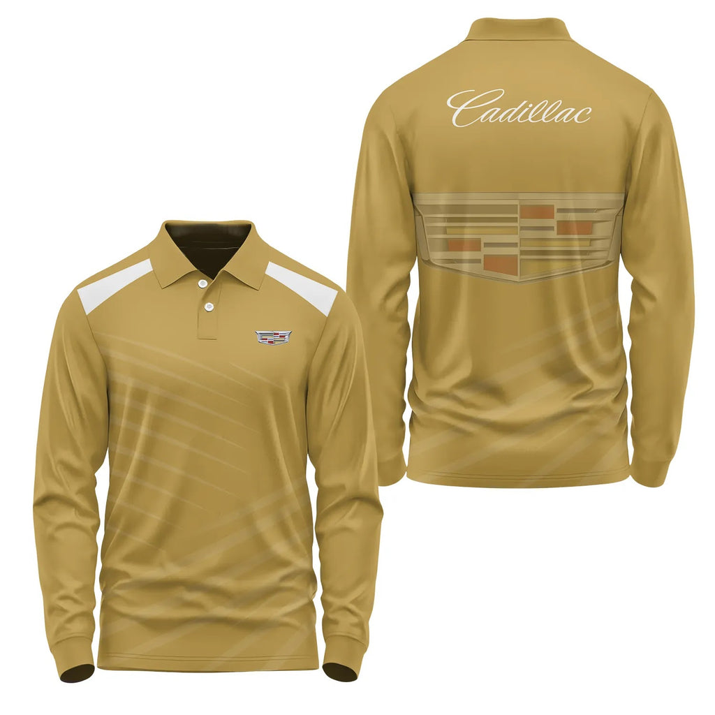 Cadillac Long Sleeve Polo SC082