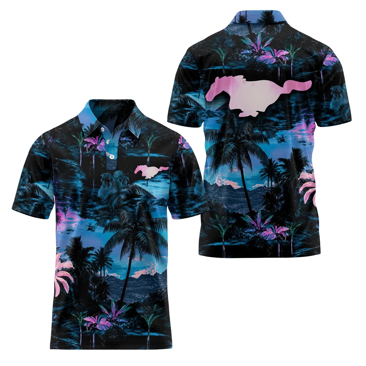 Ford Mustang Short Sleeve Polo SHW002