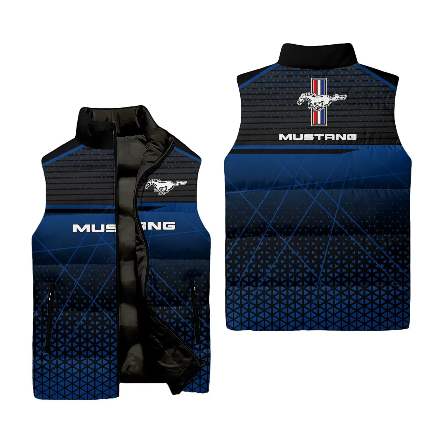 Ford Mustang Sleeveless Puffer Jacket SC047