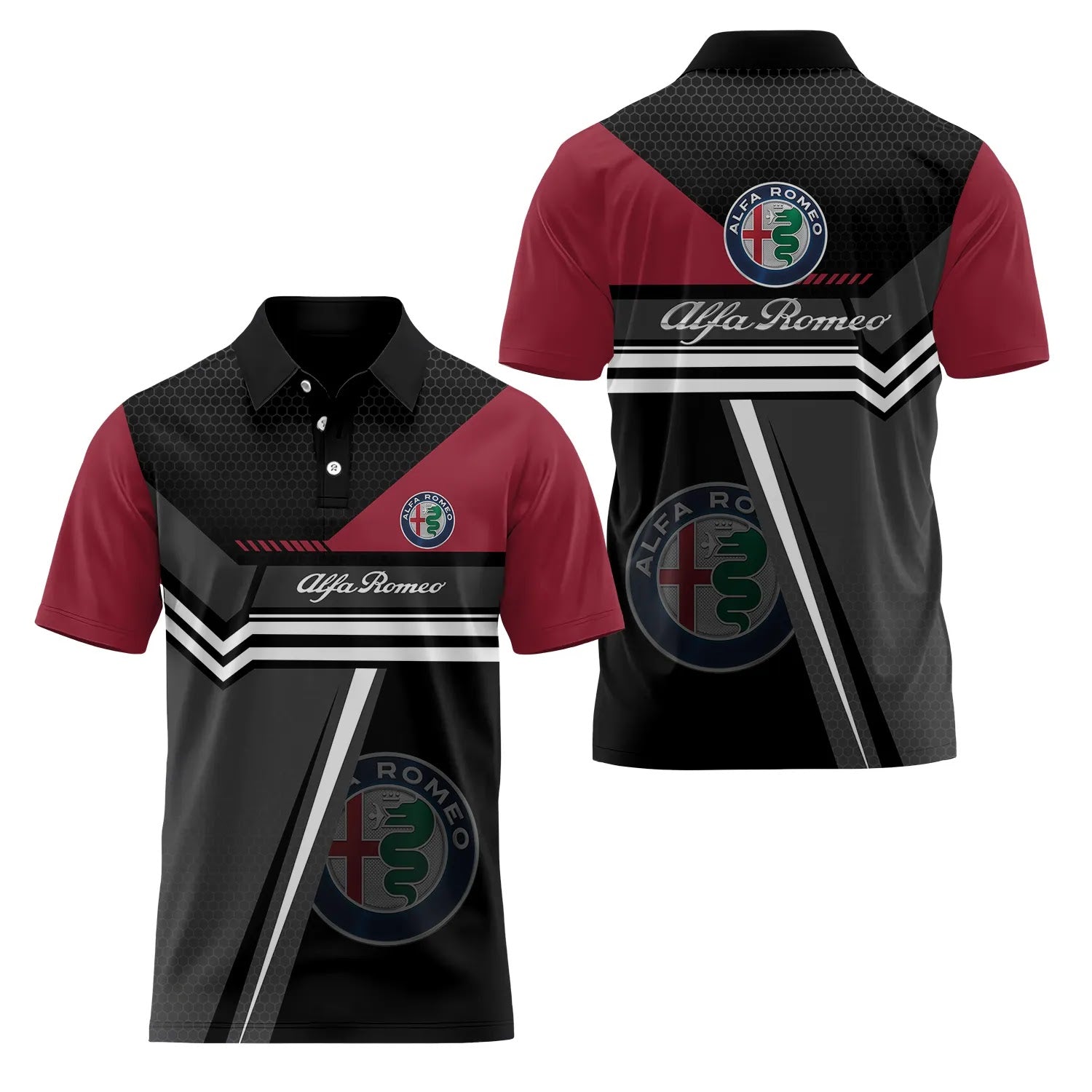 Alfa Romeo Short Sleeve Polo SC071