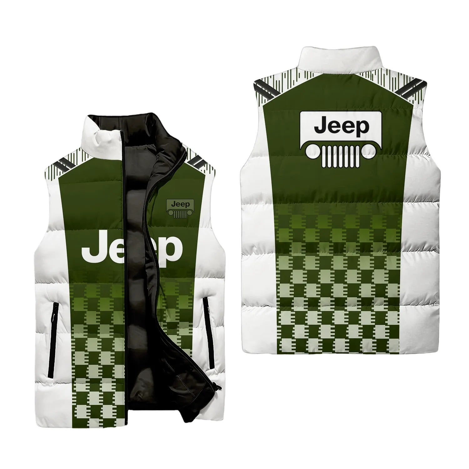 Jeep Sleeveless Puffer Jacket SC063