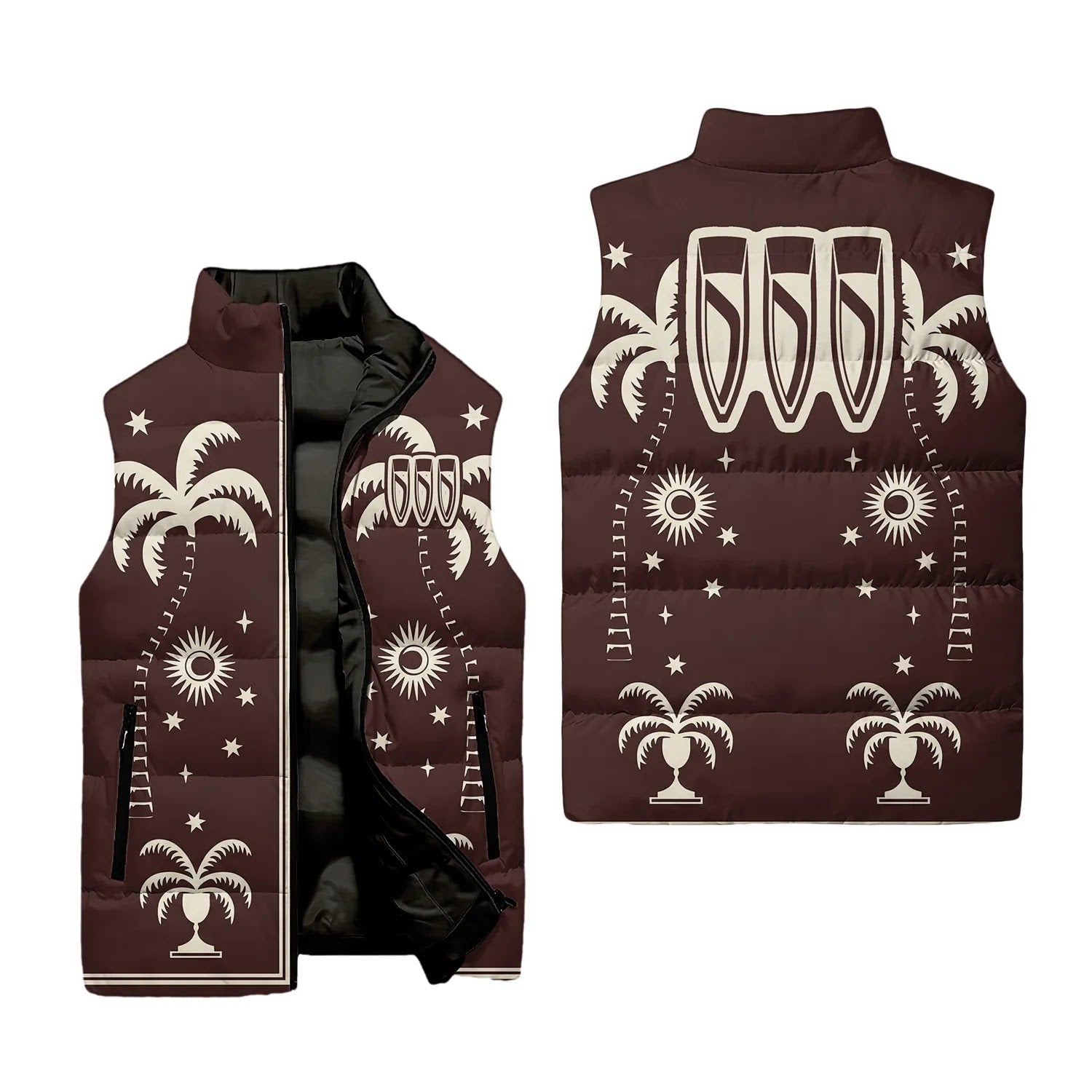 Buick Sleeveless Puffer Jacket SHW066