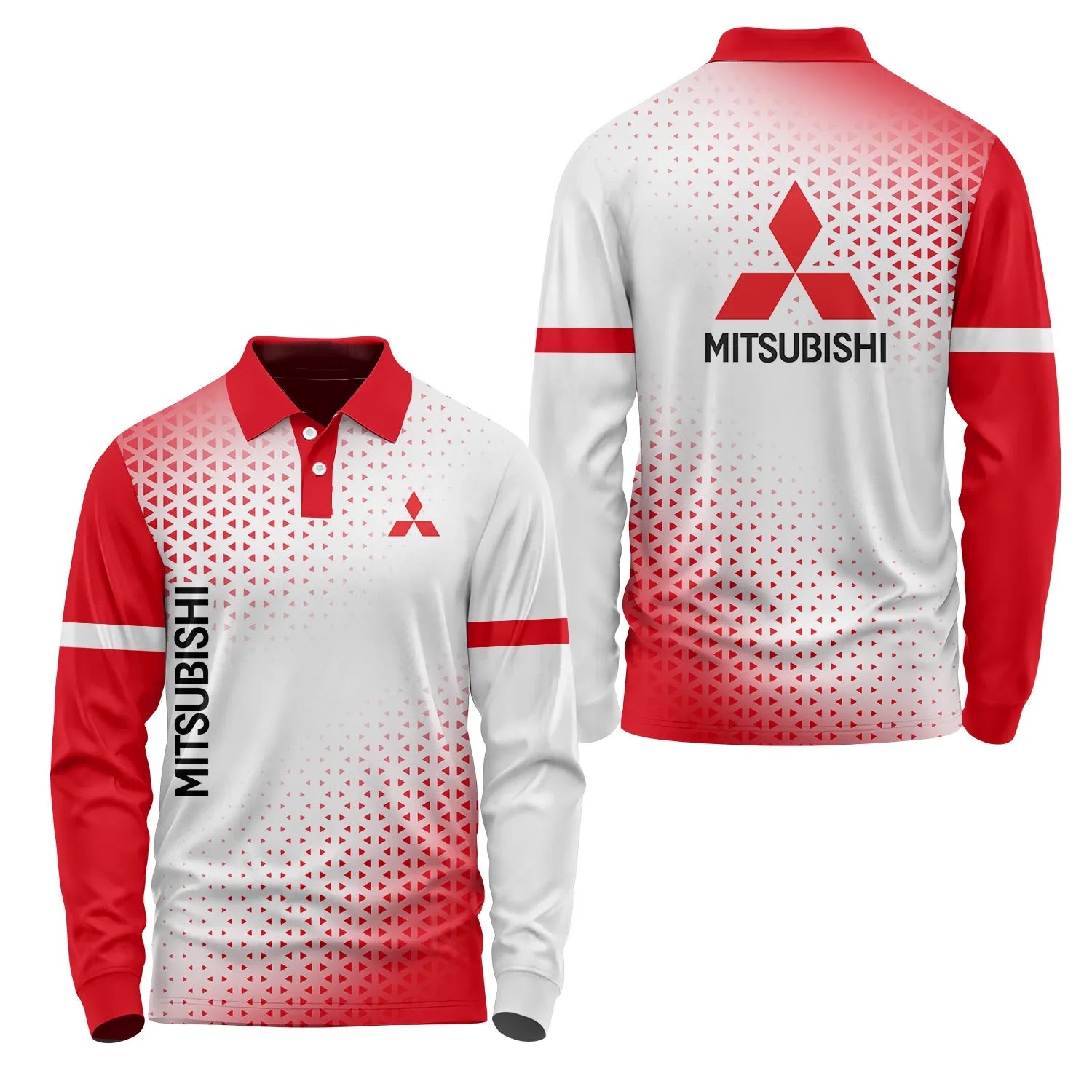 Mitsubishi Long Sleeve Polo SC079