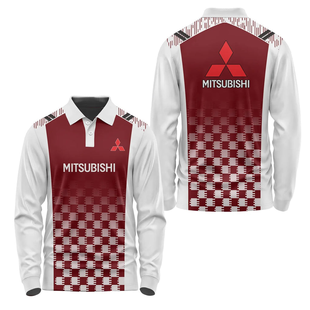 Mitsubishi Long Sleeve Polo SC063