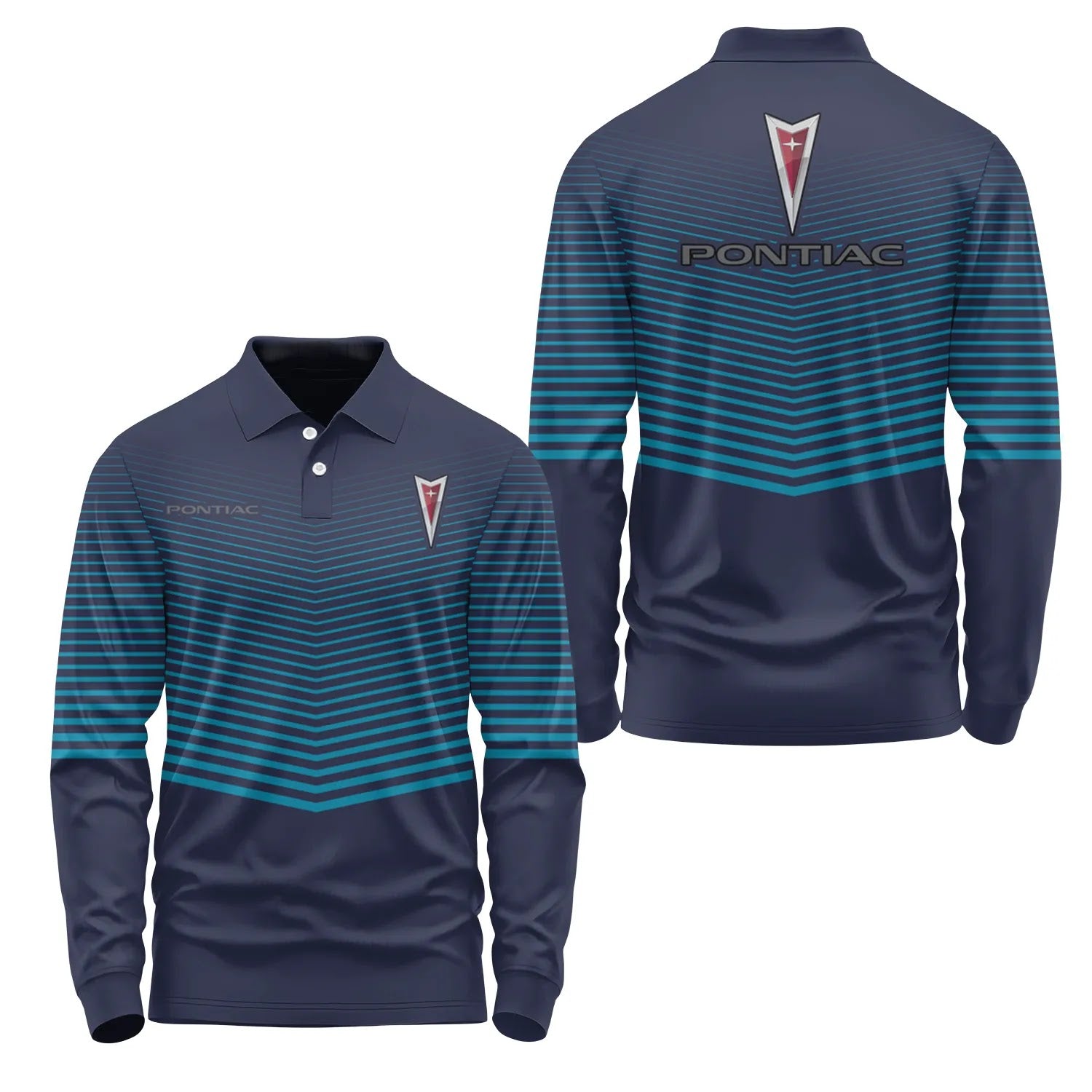 Pontiac Long Sleeve Polo SC099