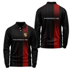Porsche Long Sleeve Polo SC068