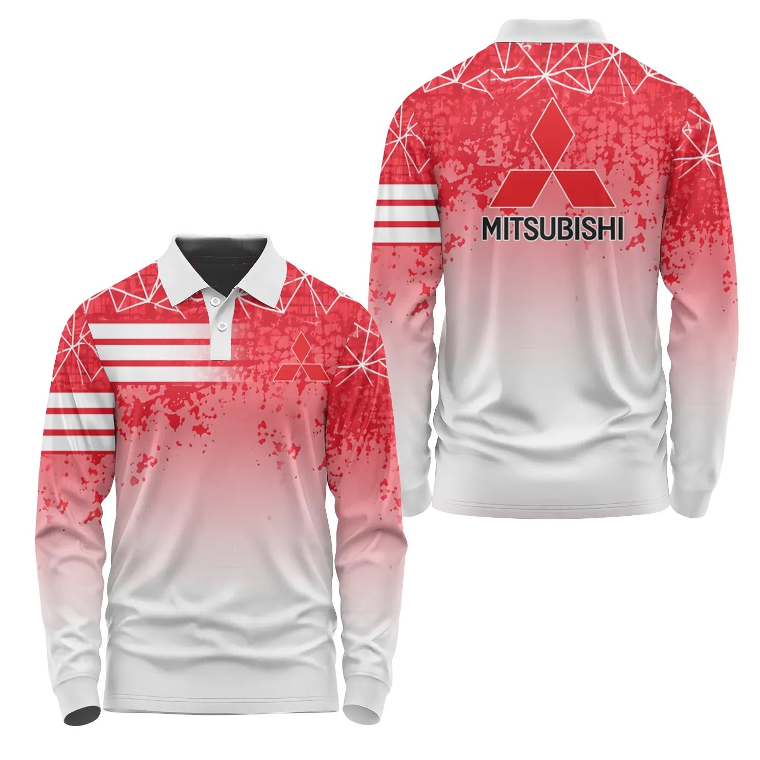 Mitsubishi Long Sleeve Polo SC097