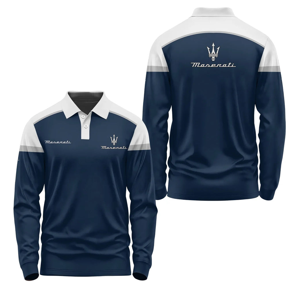 Maserati Long Sleeve Polo SC087
