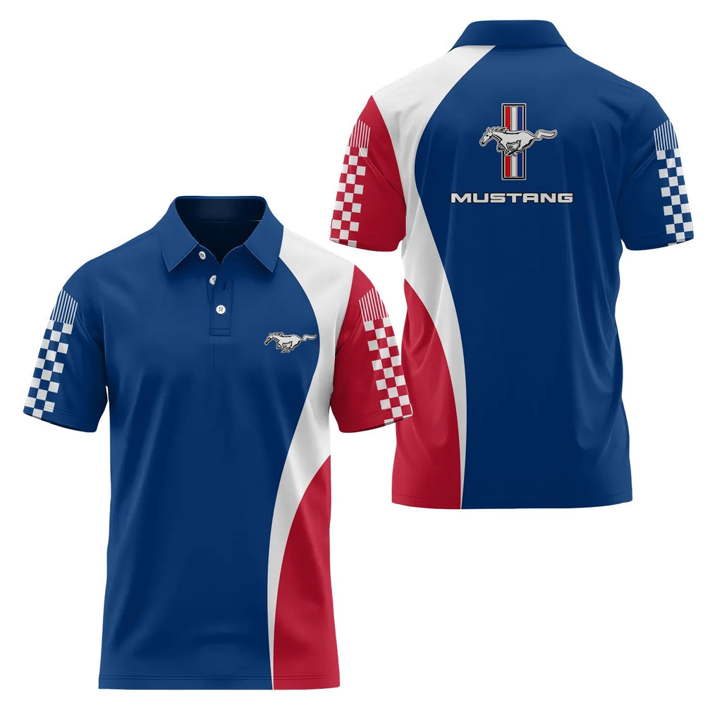 Ford Mustang Short Sleeve Polo SC073