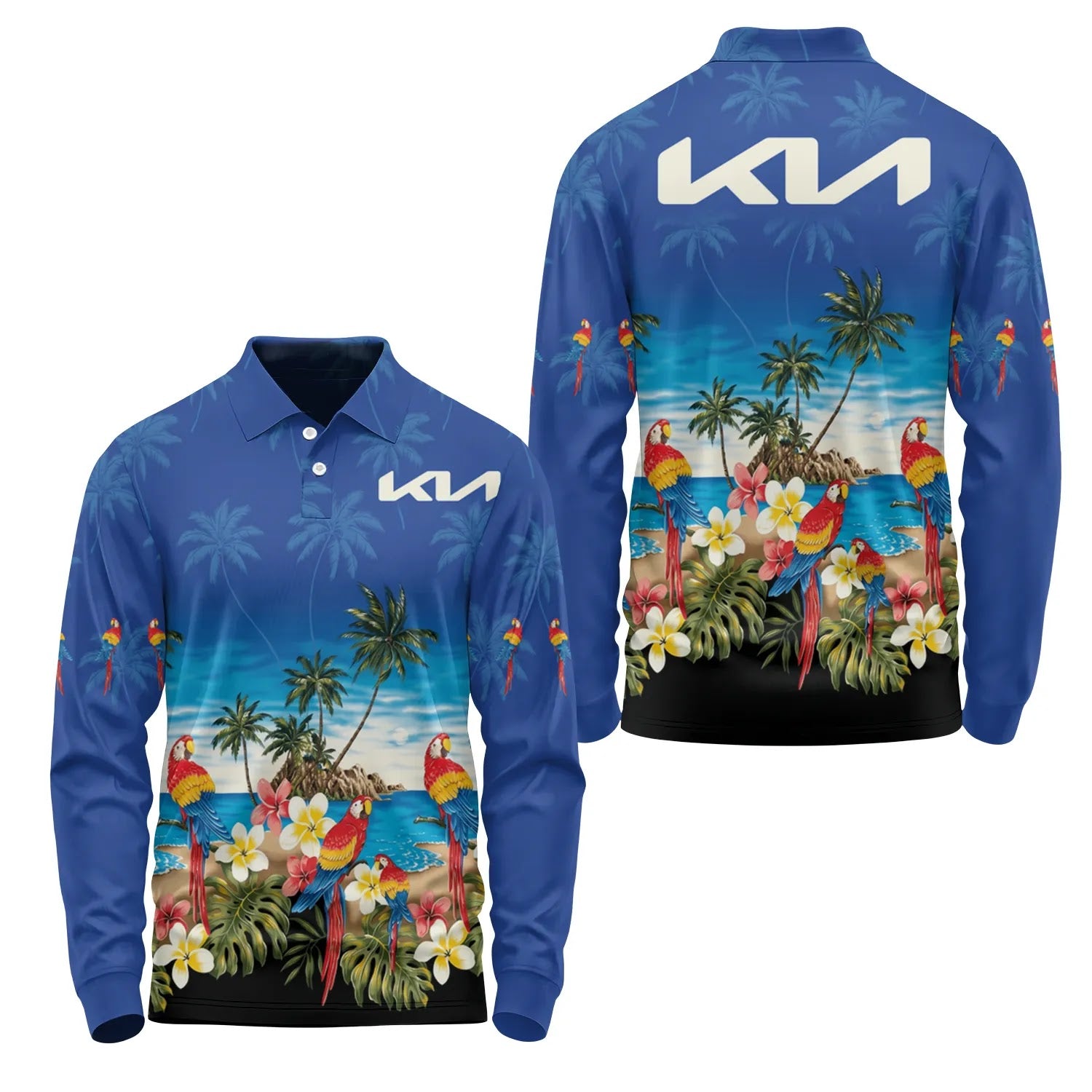 Kia Long Sleeve Polo SHW005