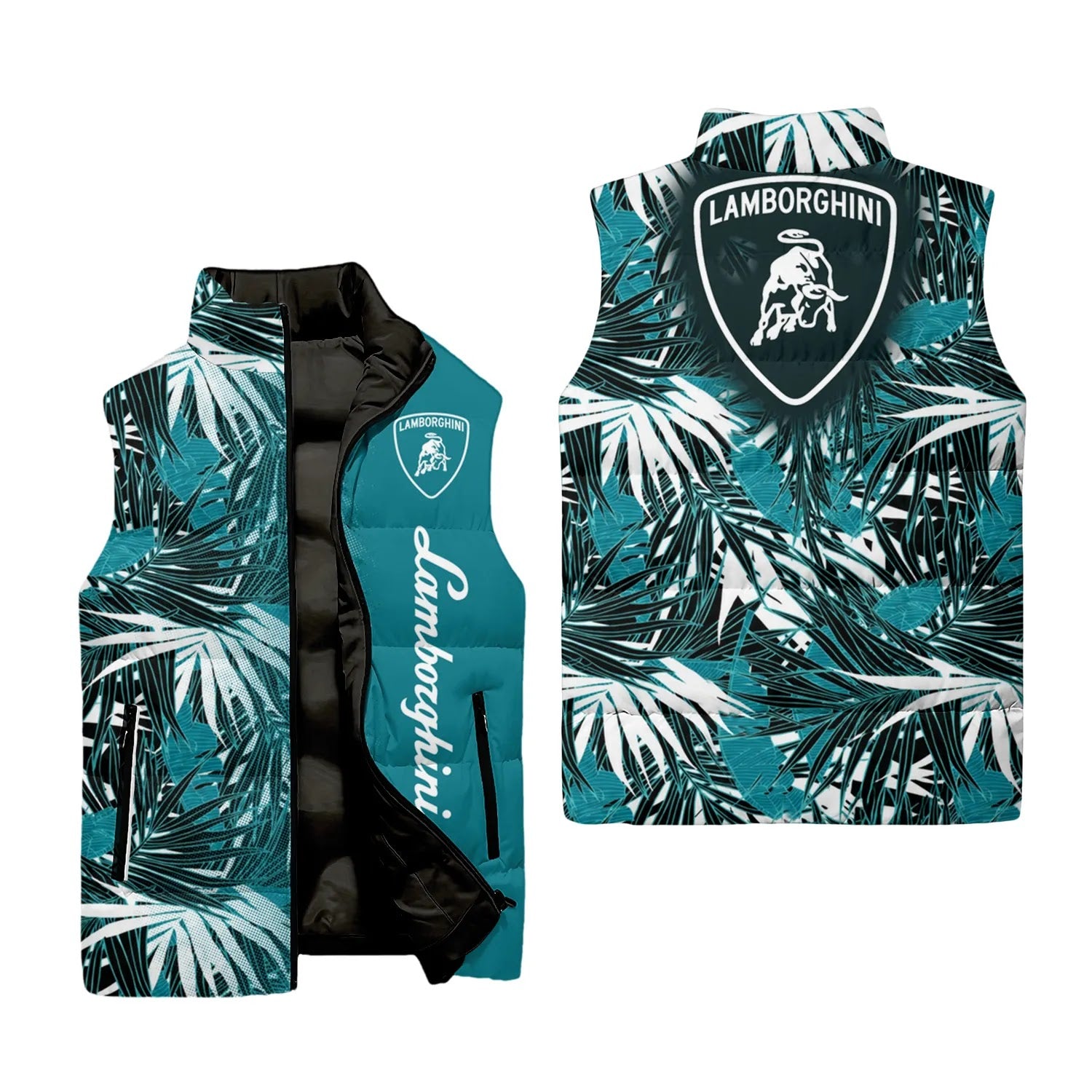 Lamborghini Sleeveless Puffer Jacket SHW060