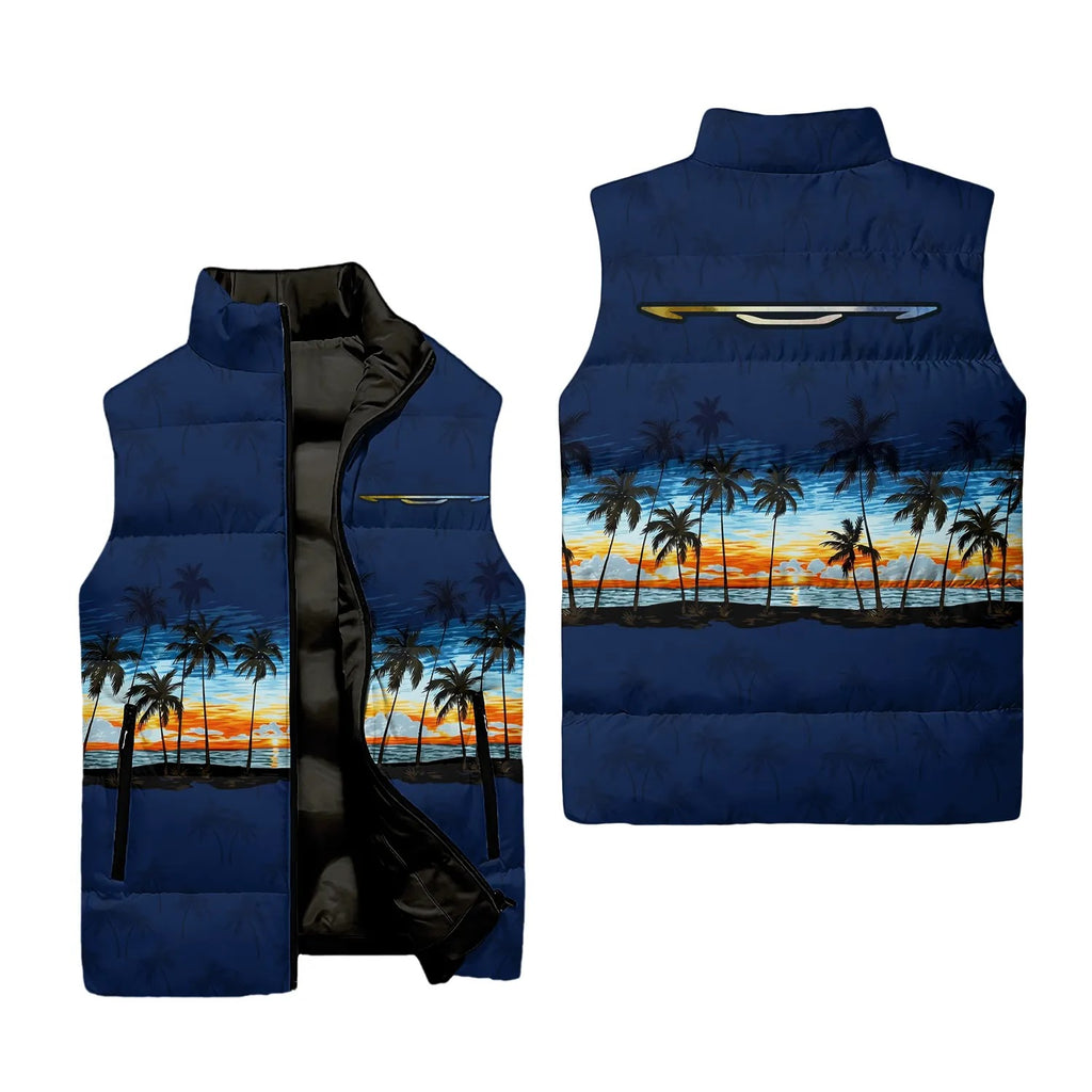 Chrysler Sleeveless Puffer Jacket SHW017