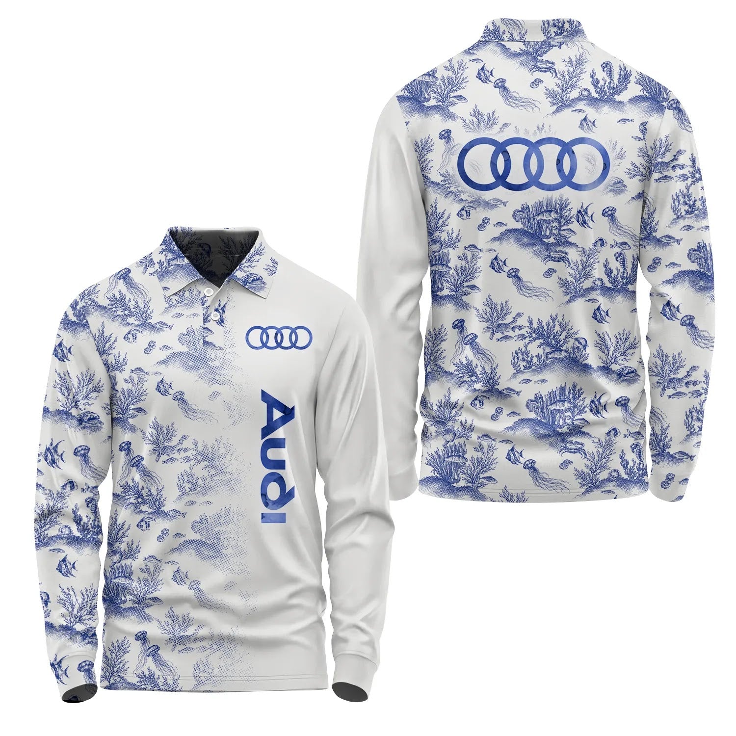 Audi Long Sleeve Polo SHW009