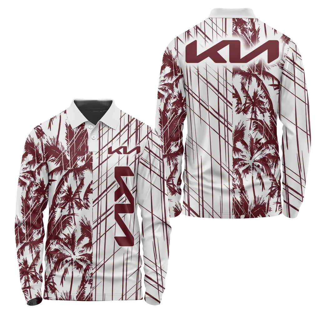 Kia Long Sleeve Polo SHW041
