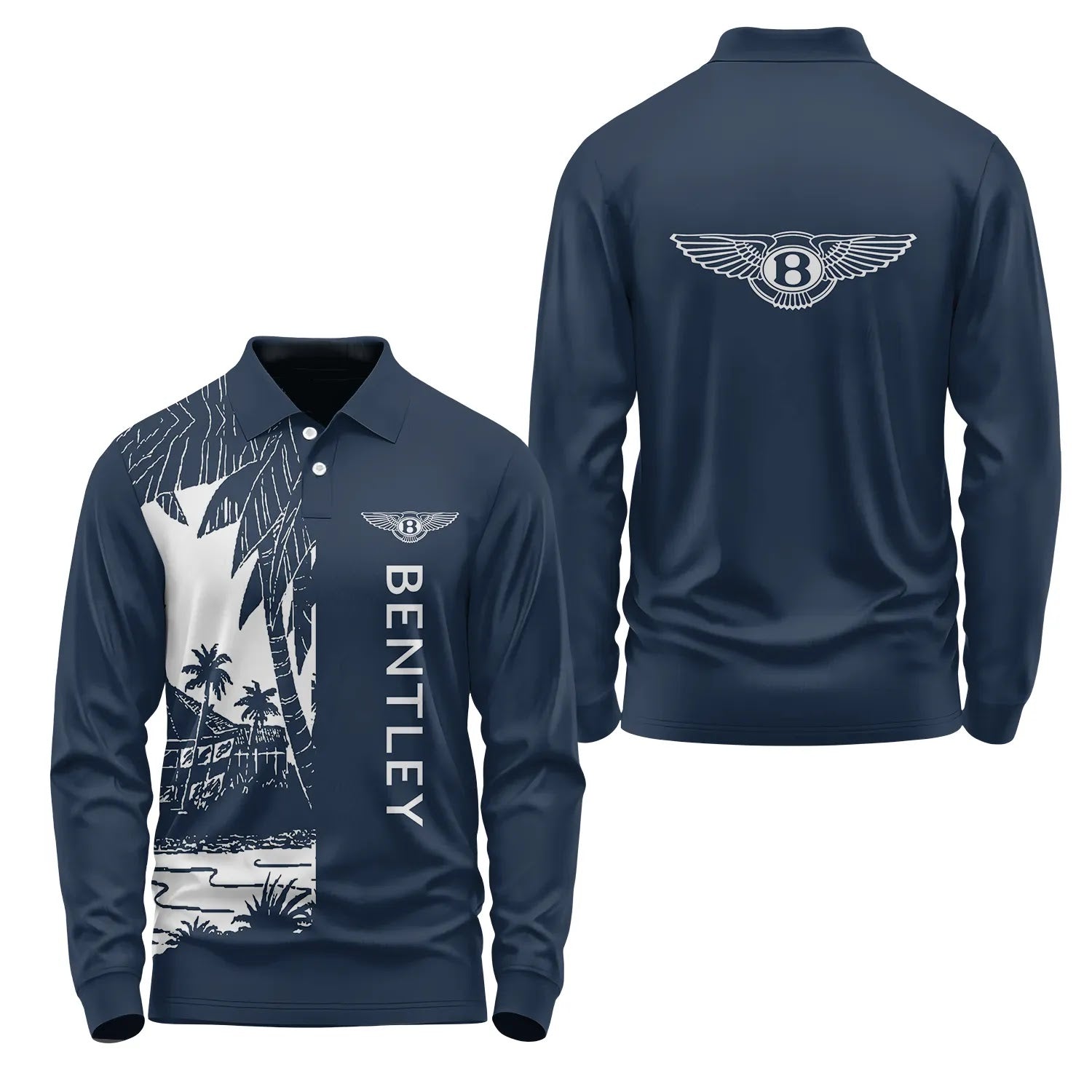 Bentley Long Sleeve Polo SHW031