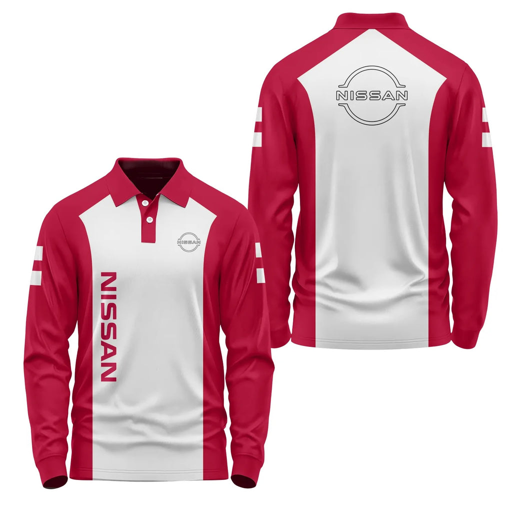 Nissan Long Sleeve Polo SC078