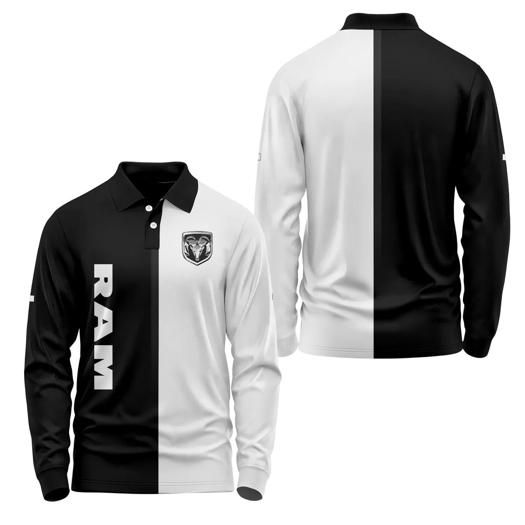 Ram Long Sleeve Polo SC076
