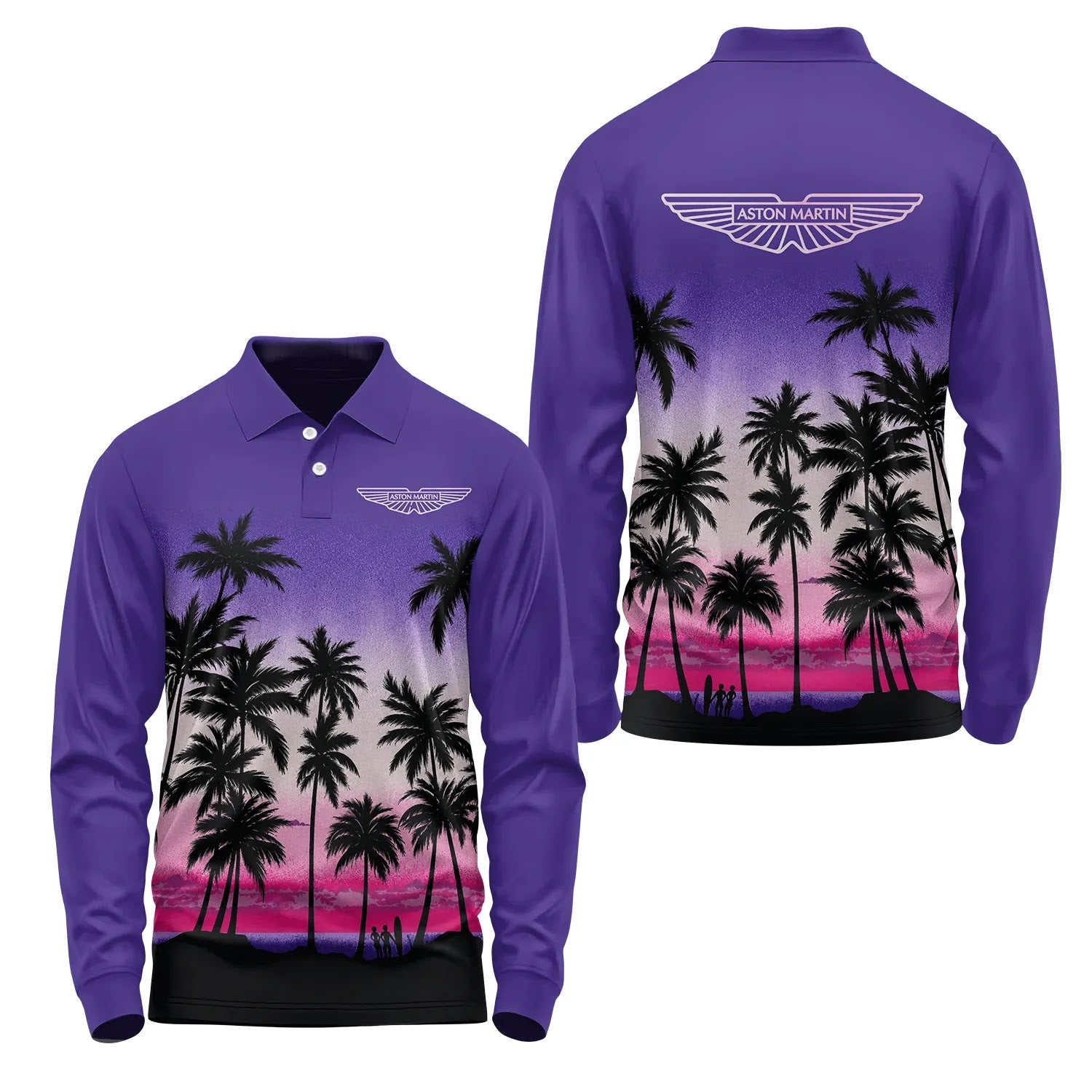 Aston Martin Long Sleeve Polo SHW019