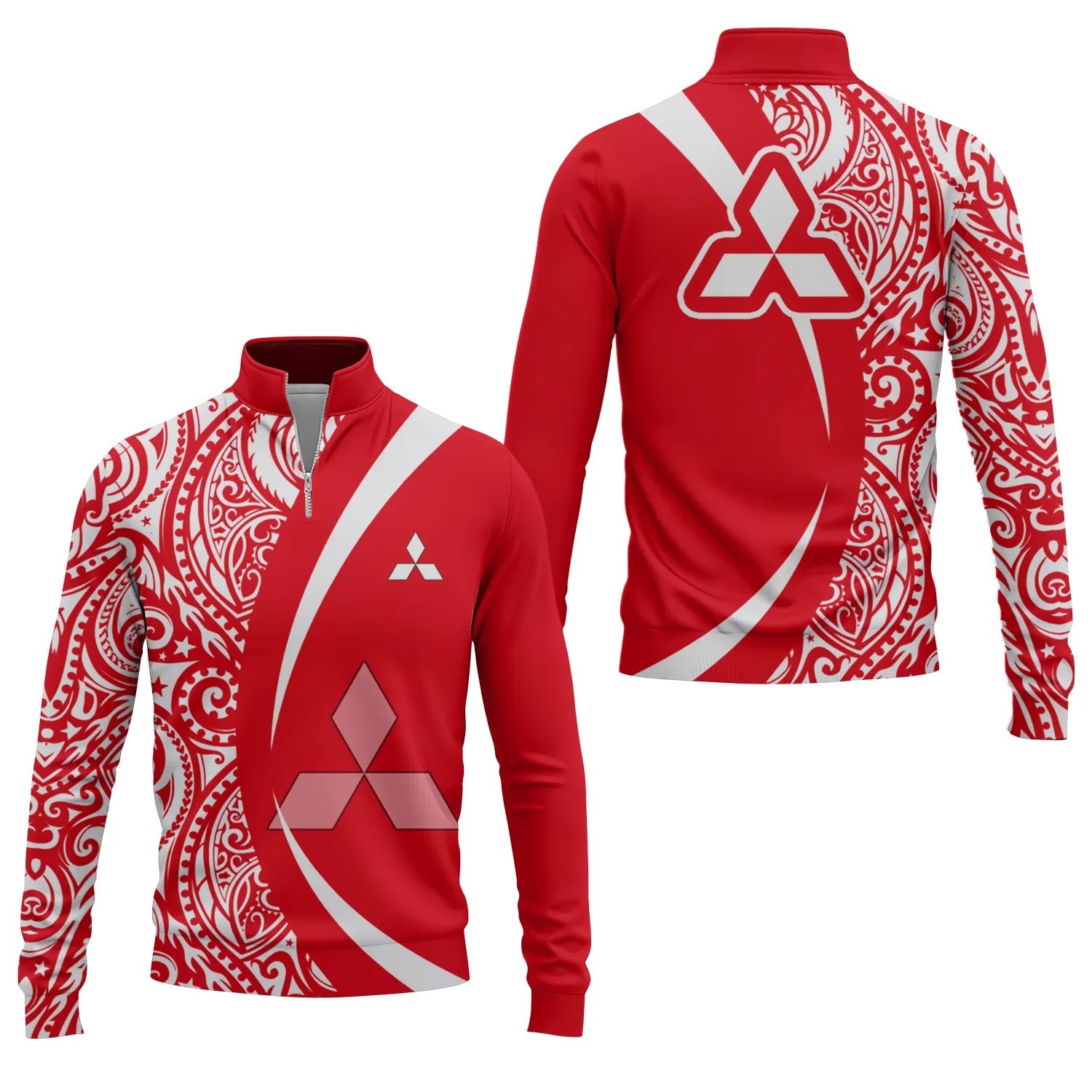 Mitsubishi Quarter-zip Pullover SHW072