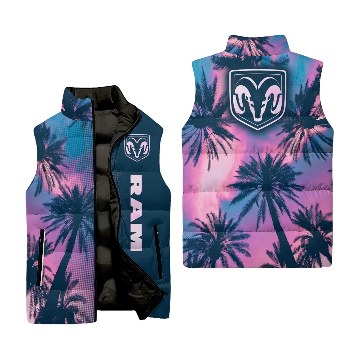 Ram Sleeveless Puffer Jacket SHW030
