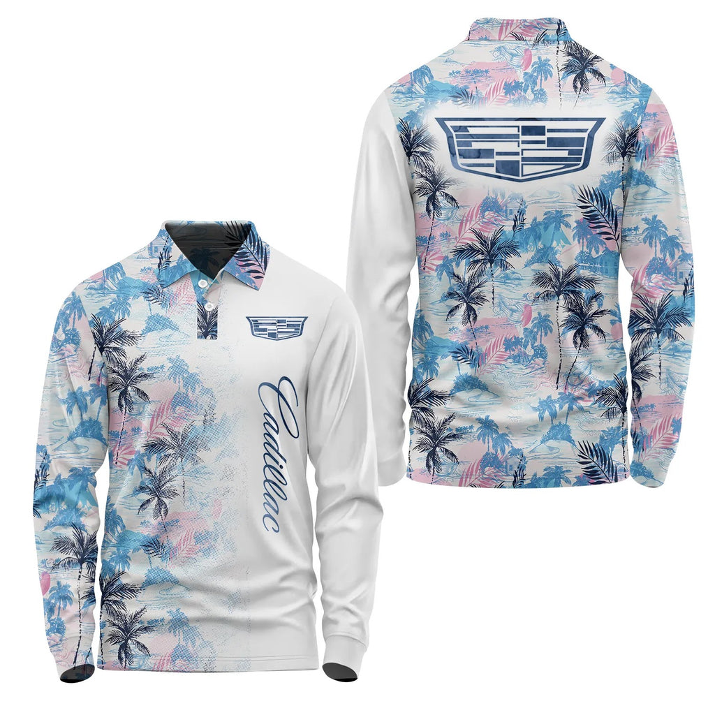 Cadillac Long Sleeve Polo SHW029