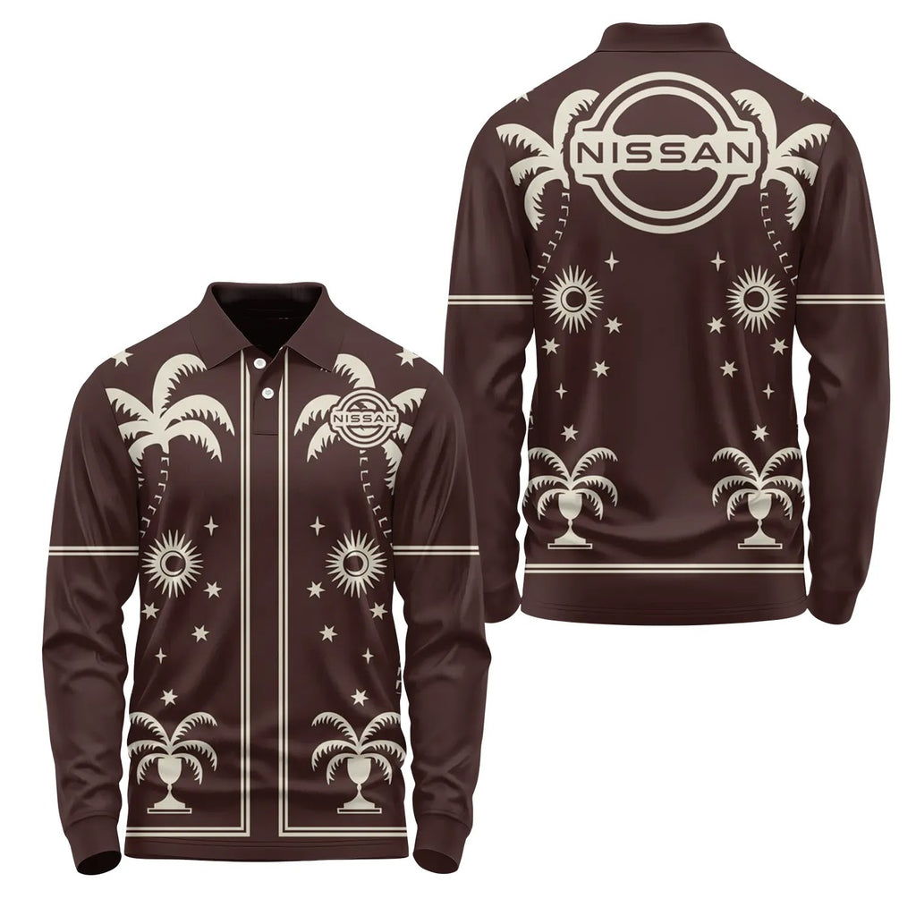 Nissan Long Sleeve Polo SHW066
