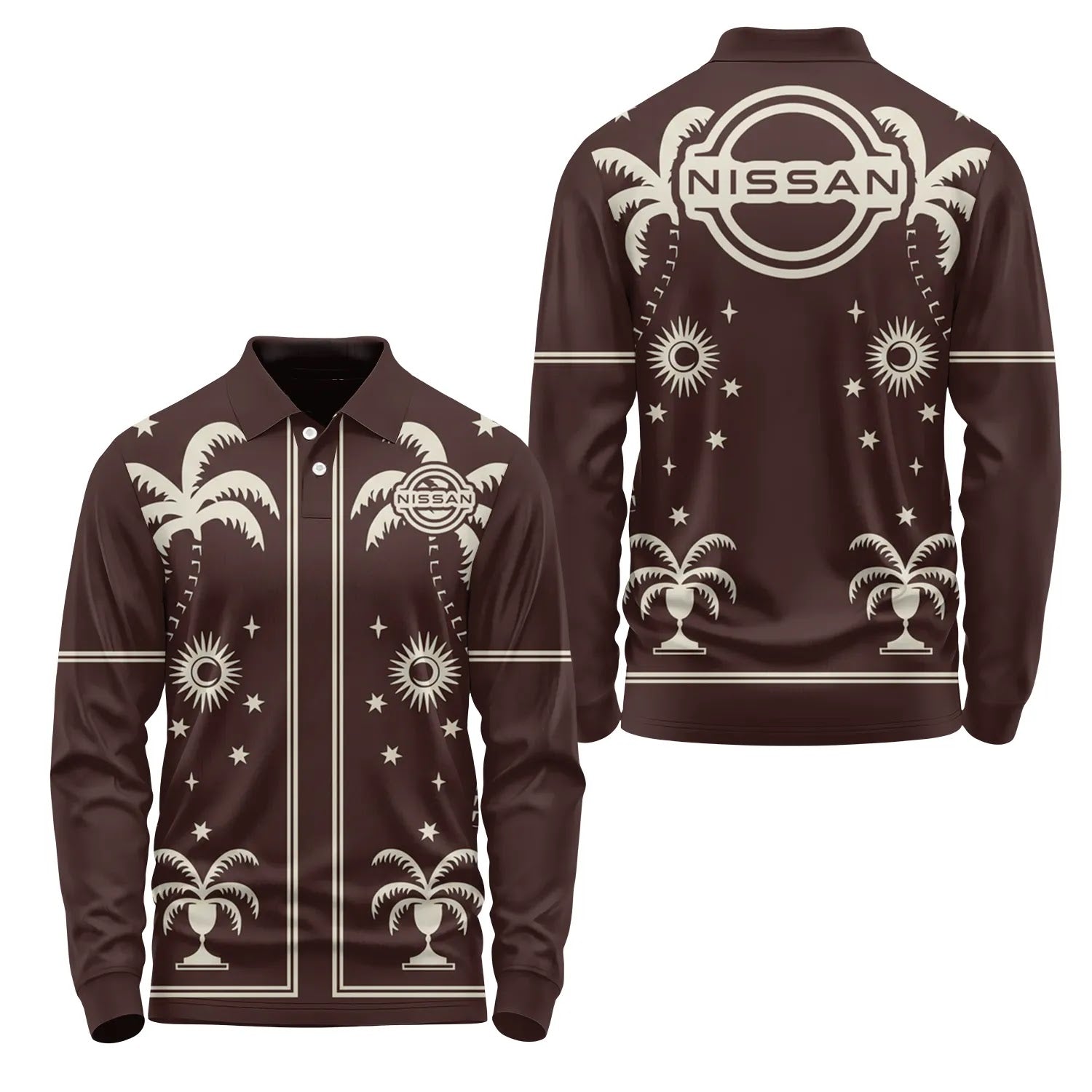 Nissan Long Sleeve Polo SHW066
