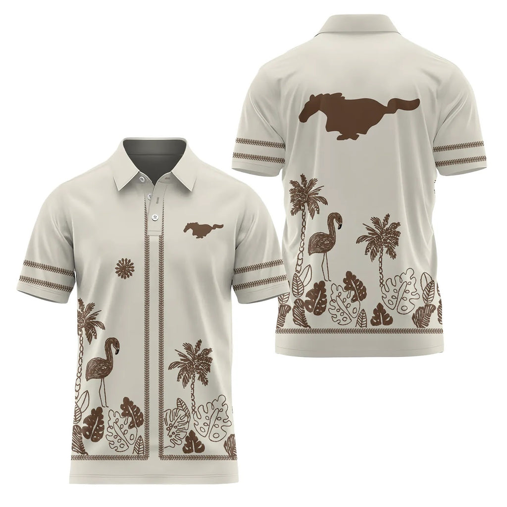 Ford Mustang Short Sleeve Polo SHW044