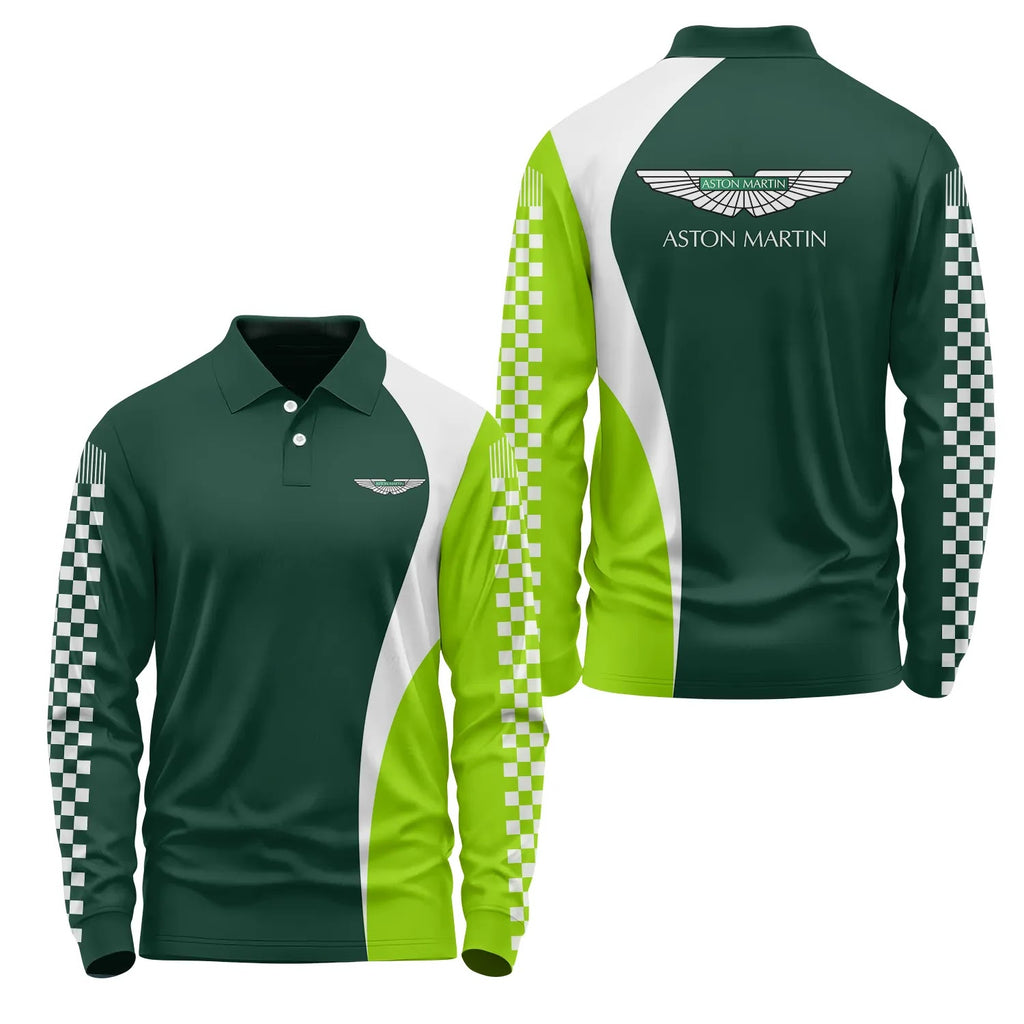 Aston Martin Long Sleeve Polo SC073