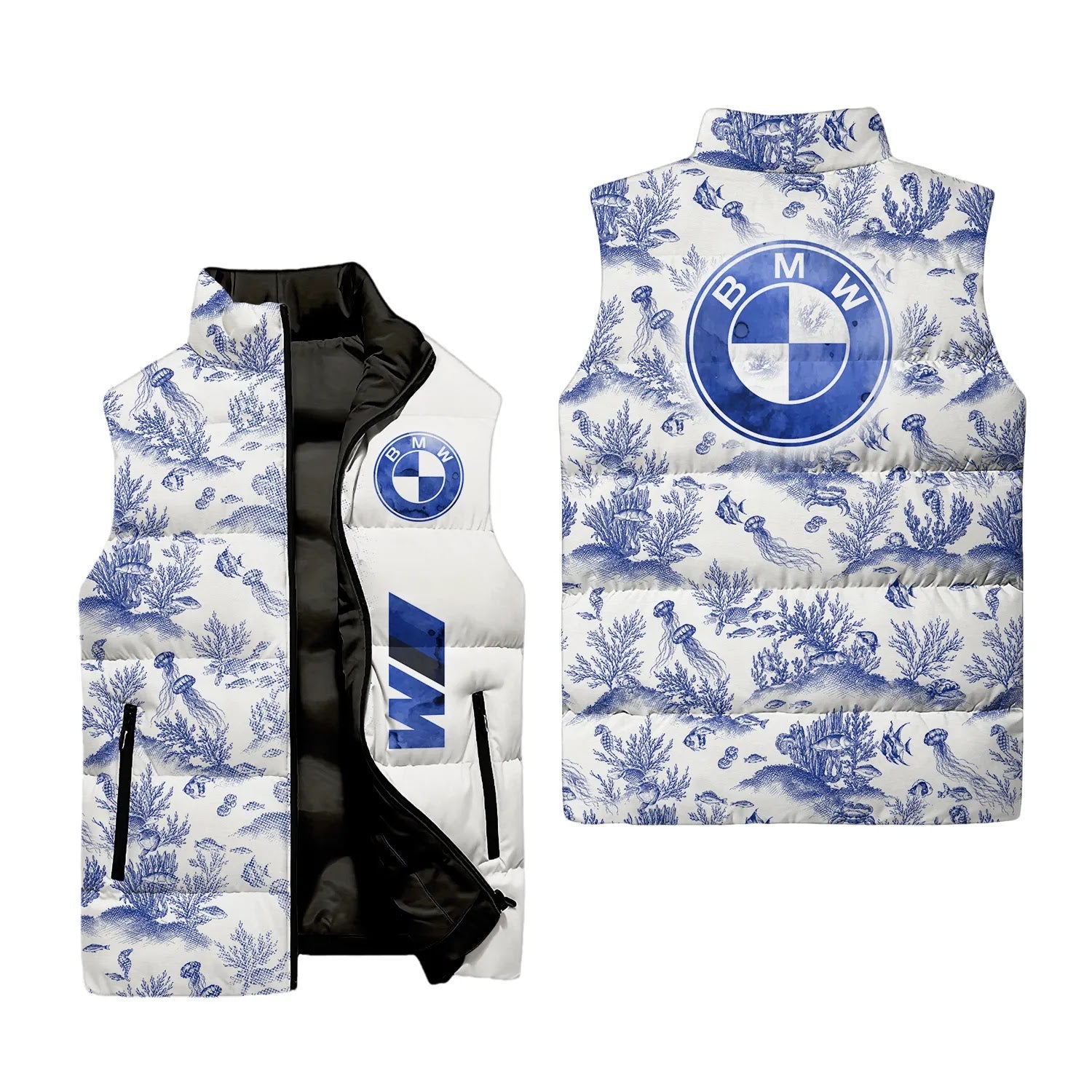 BMW Sleeveless Puffer Jacket SHW009