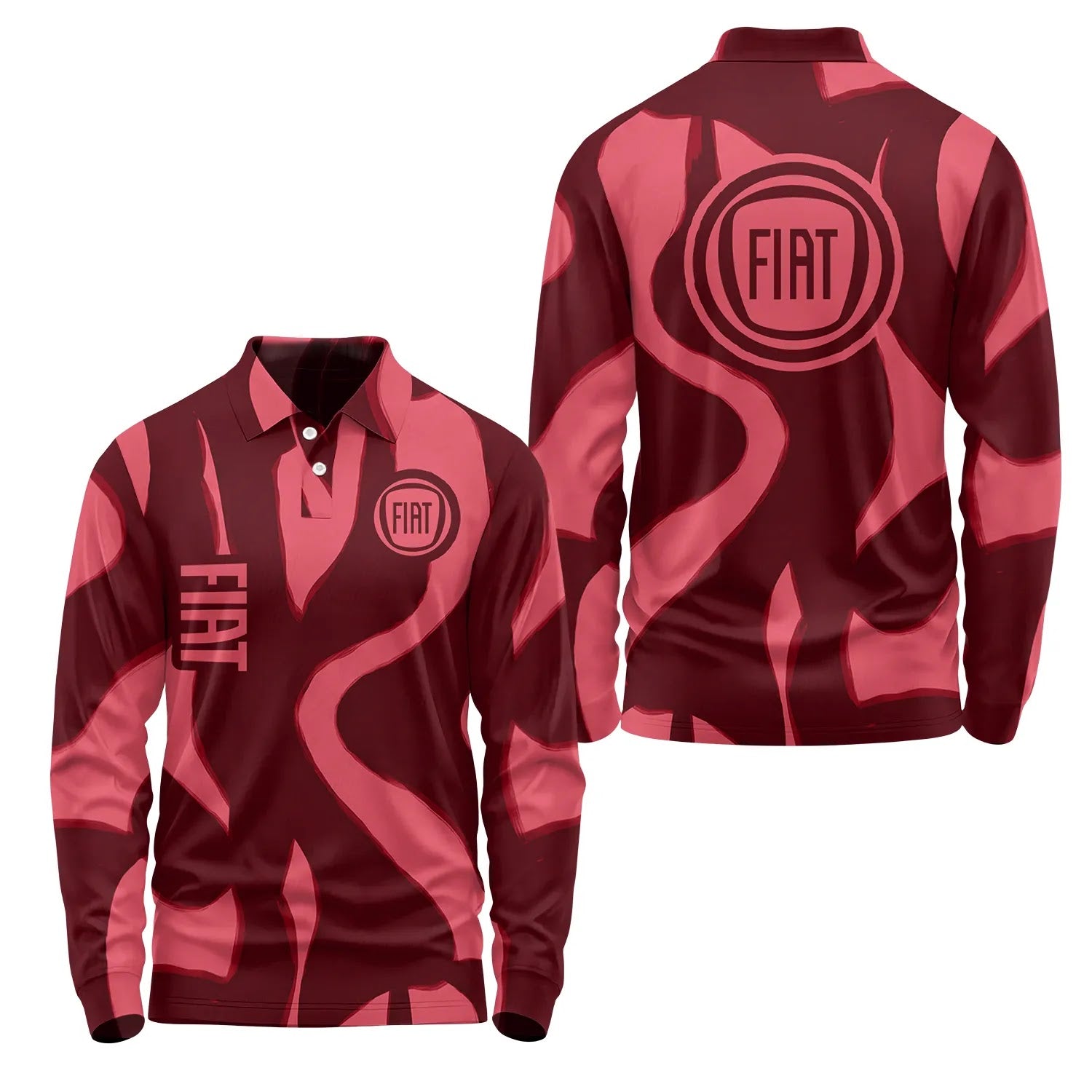 Fiat Long Sleeve Polo SHW068