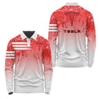 Tesla Long Sleeve Polo SC097