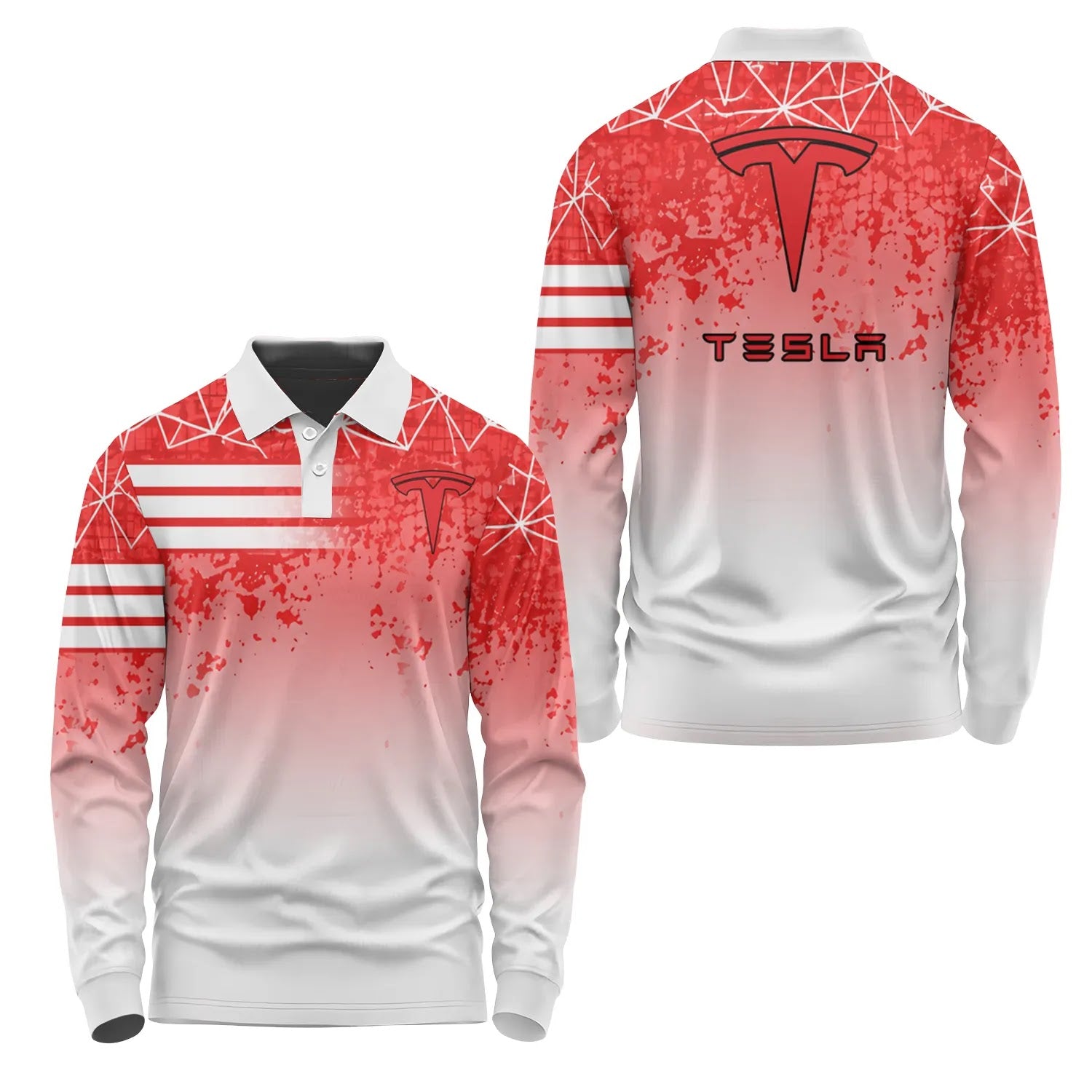 Tesla Long Sleeve Polo SC097