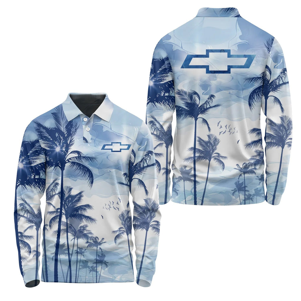 Chevrolet Long Sleeve Polo SHW004