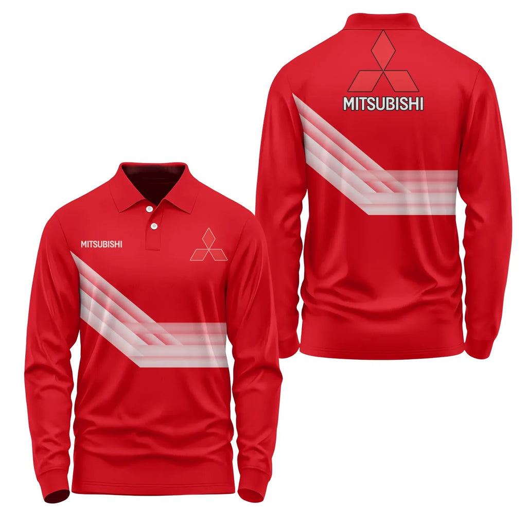 Mitsubishi Long Sleeve Polo SC106