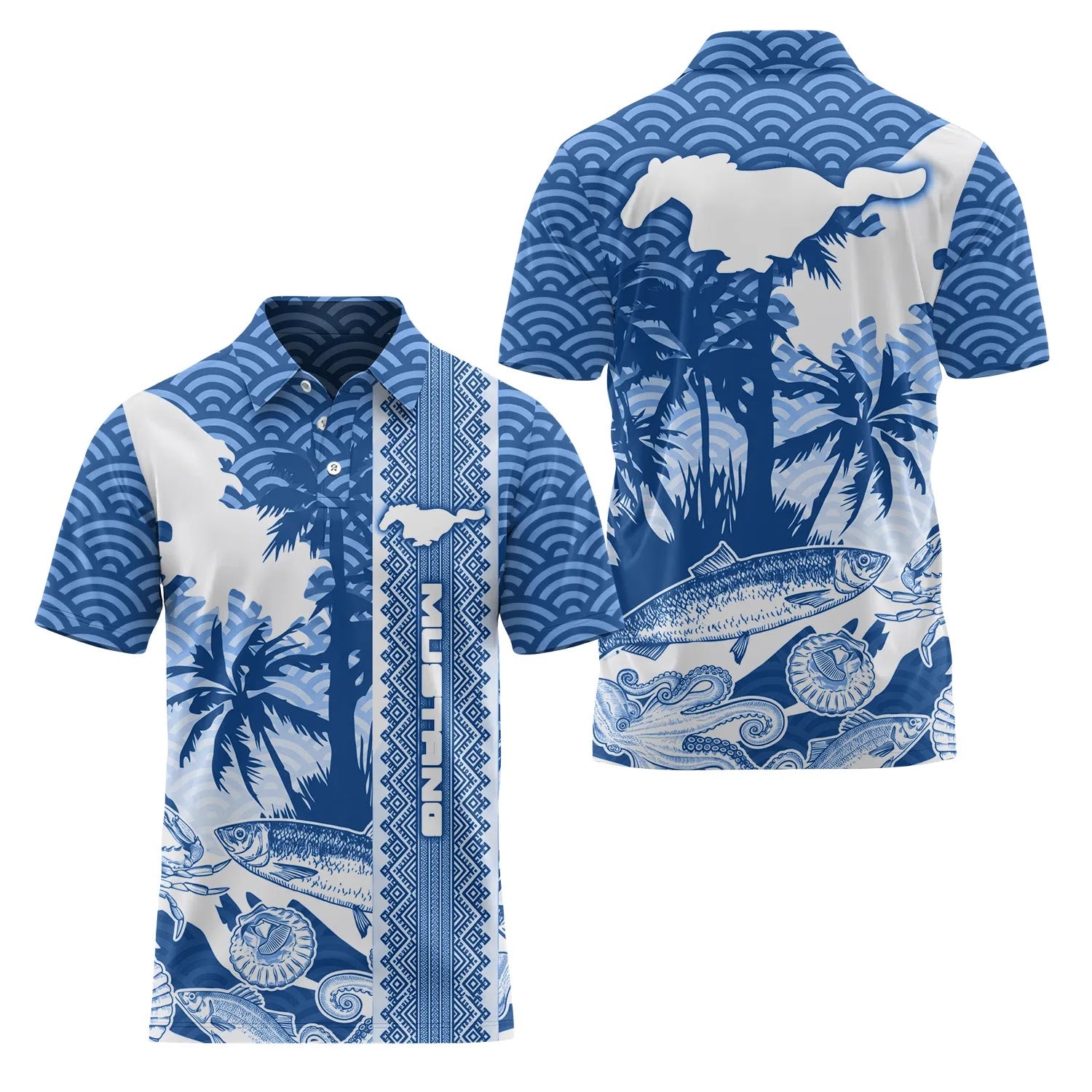 Ford Mustang Short Sleeve Polo SHW038