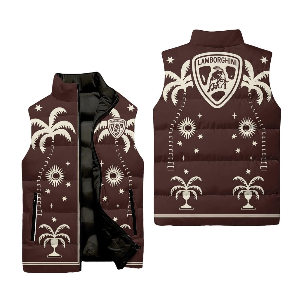 Lamborghini Sleeveless Puffer Jacket SHW066