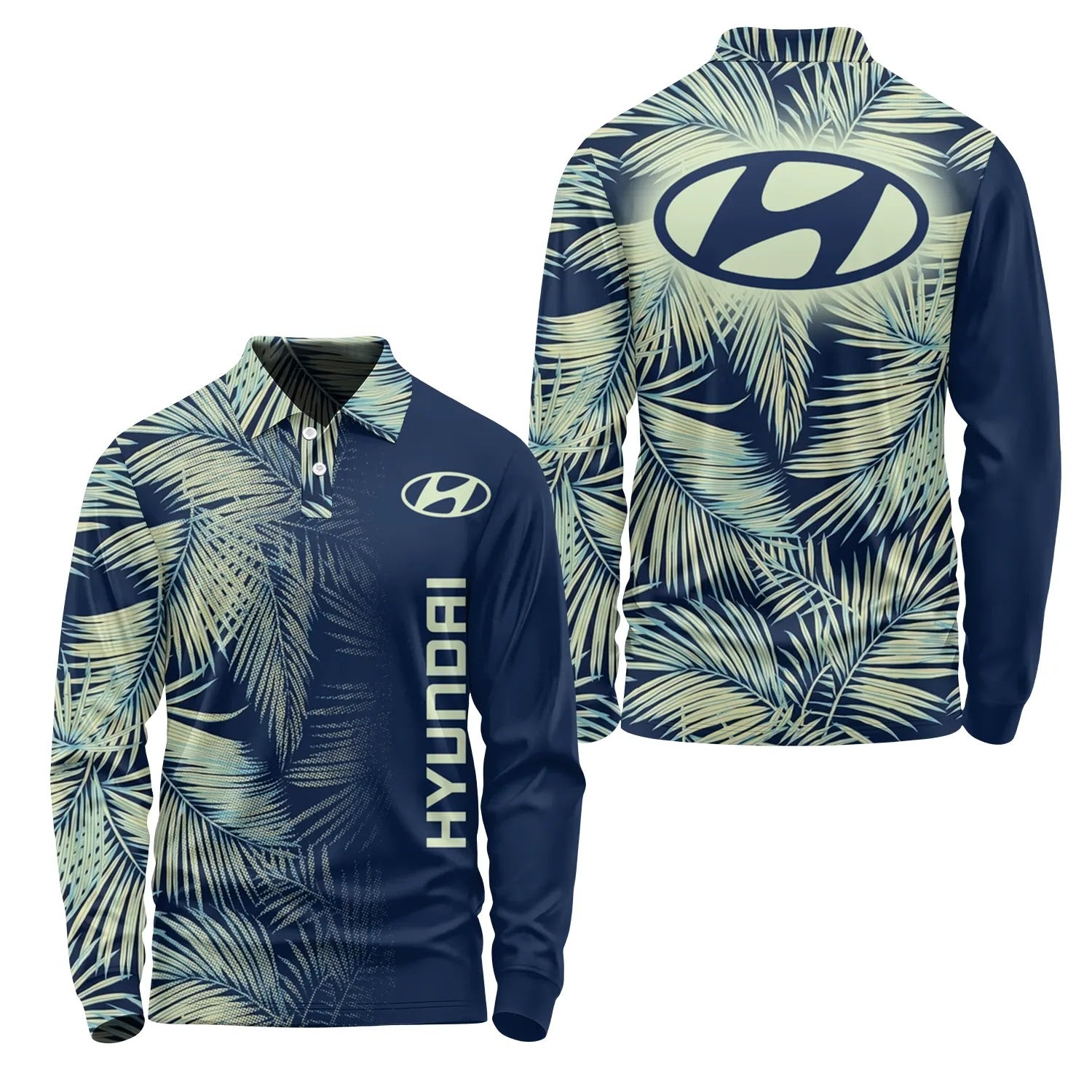 Hyundai Long Sleeve Polo SHW003