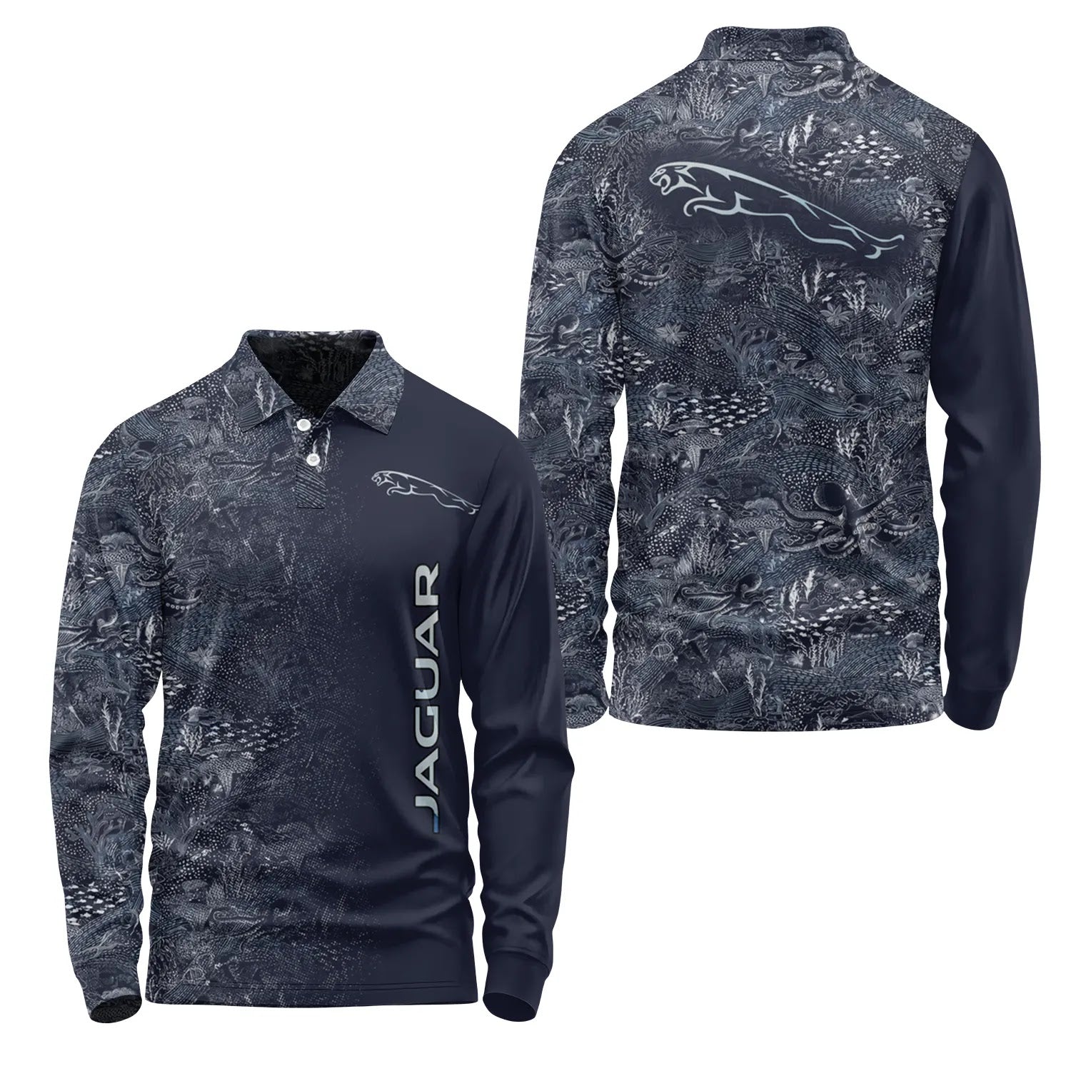 Jaguar Long Sleeve Polo SHW006
