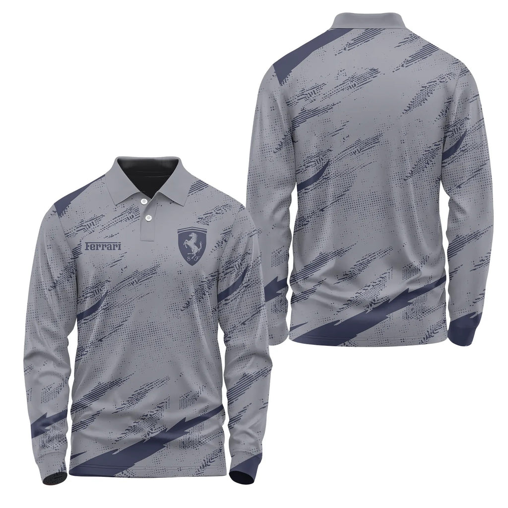 Ferrari Long Sleeve Polo SC101