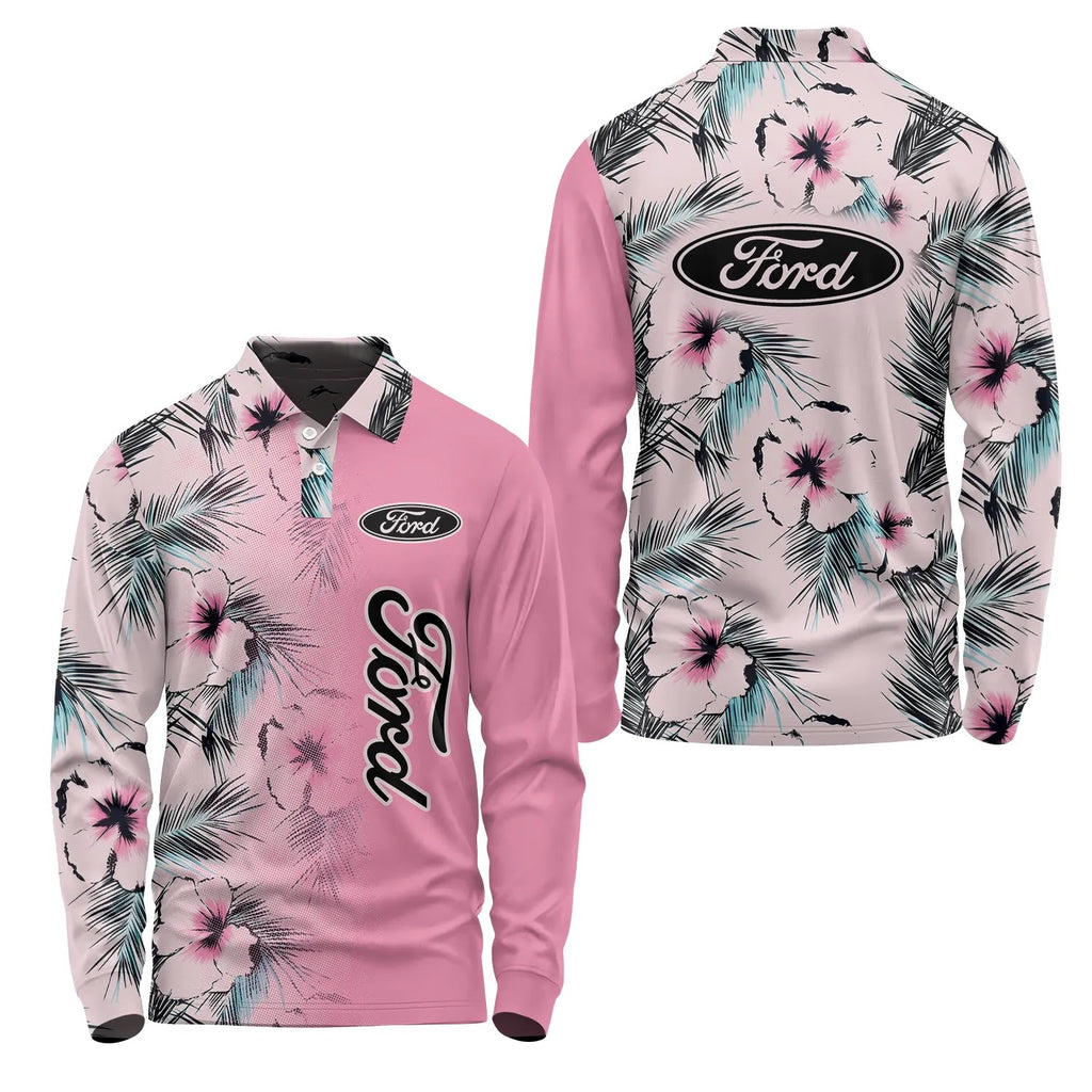 Ford Long Sleeve Polo SHW056