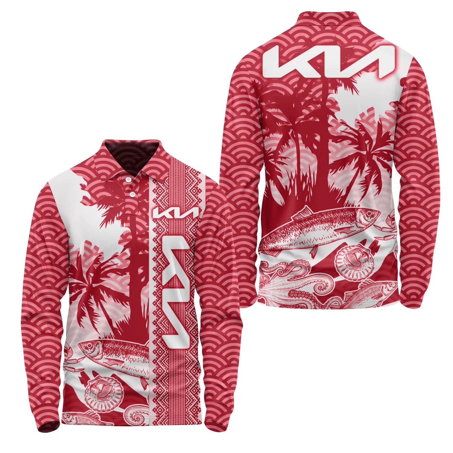 Kia Long Sleeve Polo SHW038