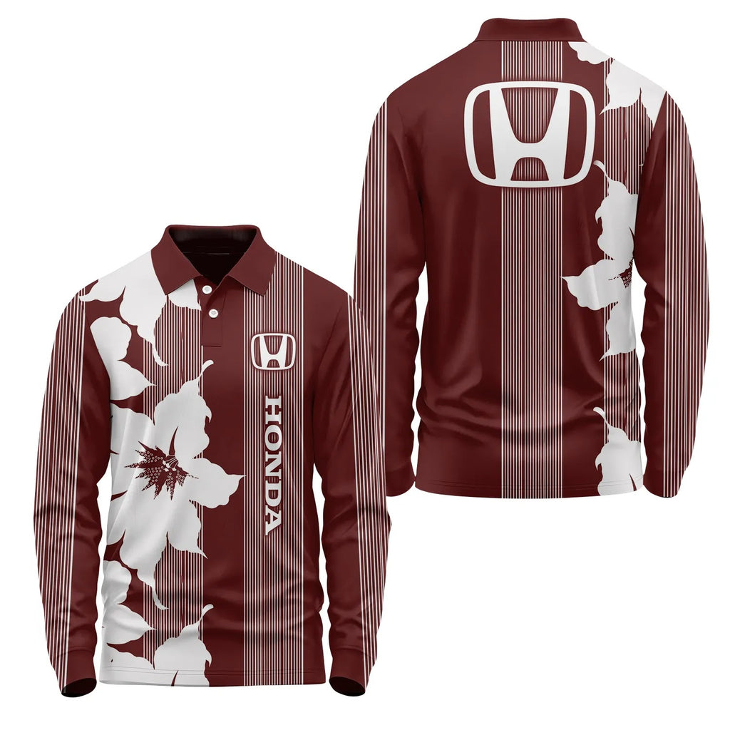 Honda Long Sleeve Polo SHW039